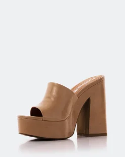 Platform-L'INTERVALLE Lalaria Taupe Leather
