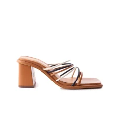 Mid Heels|Mules-L'INTERVALLE Larisa Tan Multi Leather