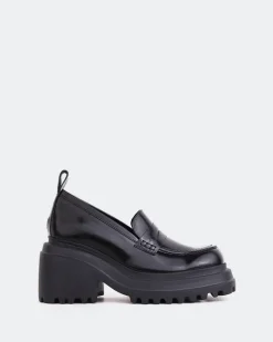 Loafers-L'INTERVALLE Legend Black Leather