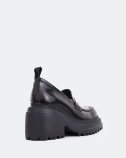 Loafers-L'INTERVALLE Legend Black Leather