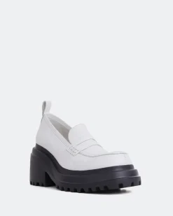 Loafers-L'INTERVALLE Legend White Leather
