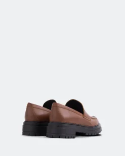 Loafers-L'INTERVALLE Leissa Cognac Leather