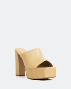 Platform-L'INTERVALLE Leva Camel Leather