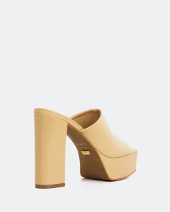 Platform-L'INTERVALLE Leva Camel Leather