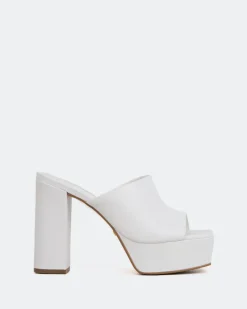 Platform-L'INTERVALLE Leva White Leather