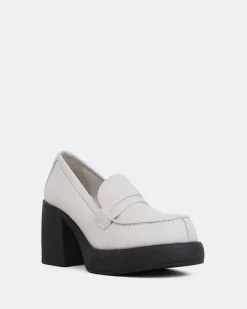 Platforms|Loafers-L'INTERVALLE Levigne Off White Leather