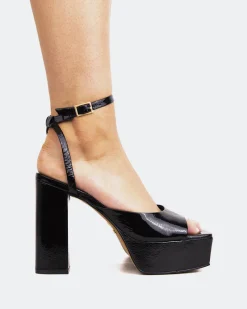 Platform-L'INTERVALLE Levita Black Naplack