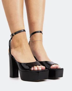 Platform-L'INTERVALLE Levita Black Naplack