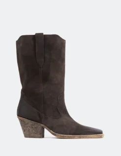 Western-L'INTERVALLE Lewisham Brown Suede