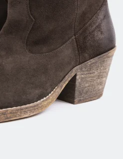 Western-L'INTERVALLE Lewisham Brown Suede