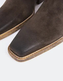 Western-L'INTERVALLE Lewisham Brown Suede