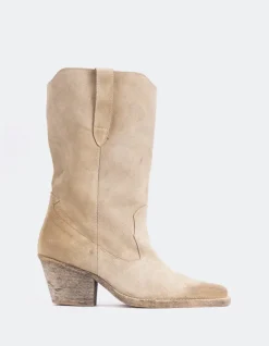 Western-L'INTERVALLE Lewisham Nude Suede