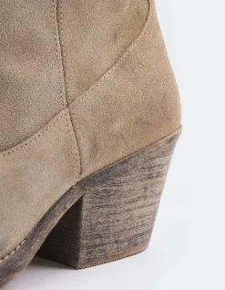 Western-L'INTERVALLE Lewisham Nude Suede