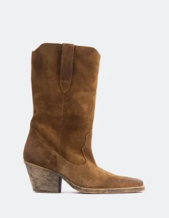 Western-L'INTERVALLE Lewisham Tan Suede