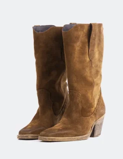 Western-L'INTERVALLE Lewisham Tan Suede