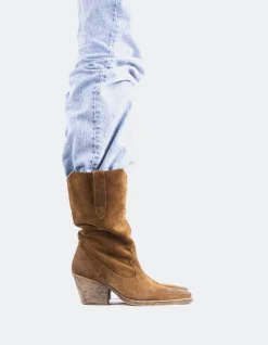 Western-L'INTERVALLE Lewisham Tan Suede