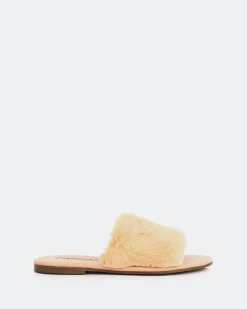 Flats-L'INTERVALLE Lillet Natural Faux Fur
