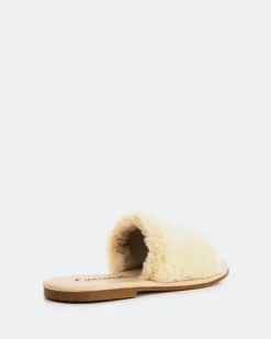 Flats-L'INTERVALLE Lillet Natural Faux Fur