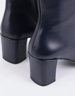 Ankle Boots-L'INTERVALLE Lioni Navy Leather
