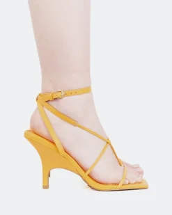 Mid Heels-L'INTERVALLE Liquid Orange Leather