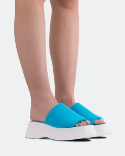 Platform-L'INTERVALLE Liu Blue Lycra