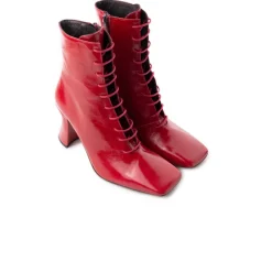 Ankle Boots-L'INTERVALLE Lockwood Berry Leather