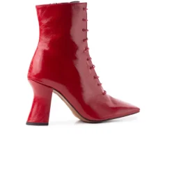 Ankle Boots-L'INTERVALLE Lockwood Berry Leather