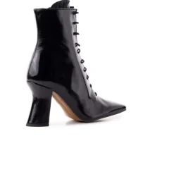 Ankle Boots-L'INTERVALLE Lockwood Black Leather