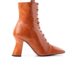 Ankle Boots-L'INTERVALLE Lockwood Burnt Orange Leather