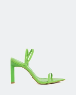 High Heels-L'INTERVALLE Lolas Green Leather