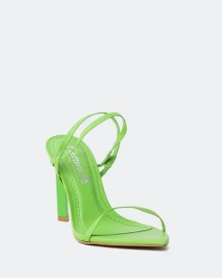 High Heels-L'INTERVALLE Lolas Green Leather