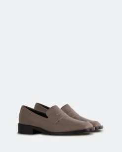 Loafers-L'INTERVALLE Londra Taupe Leather