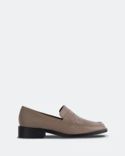 Loafers-L'INTERVALLE Londra Taupe Leather
