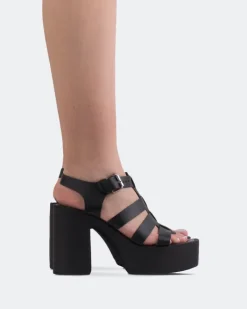Fisherman|Platform-L'INTERVALLE Loup Black Leather