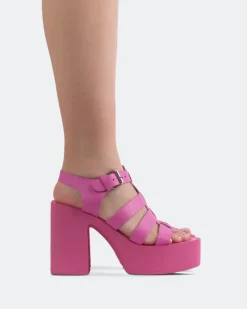 Fisherman|Platform-L'INTERVALLE Loup Fucshia Leather