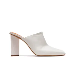 Mules-L'INTERVALLE Loutro White Leather