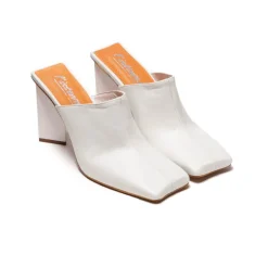Mules-L'INTERVALLE Loutro White Leather