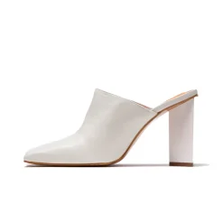 Mules-L'INTERVALLE Loutro White Leather