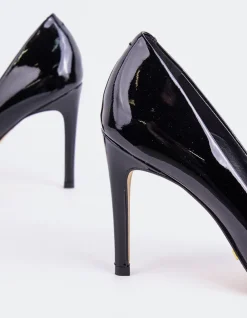 Pumps-L'INTERVALLE Love Black Patent