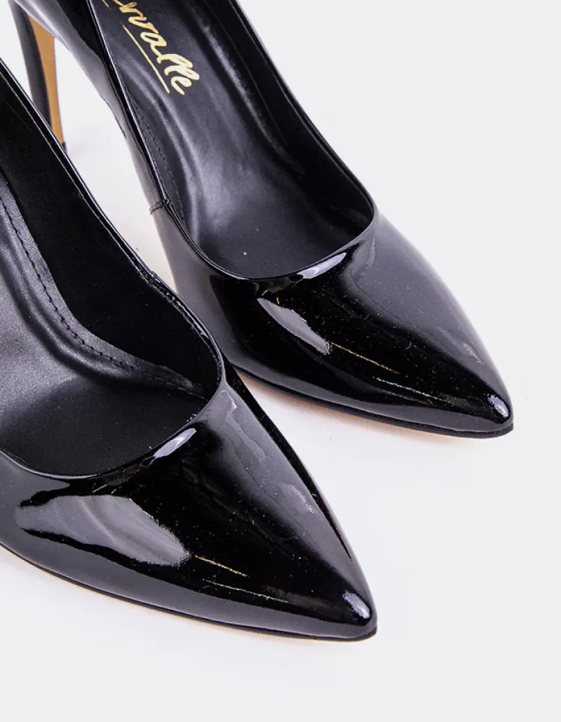 Pumps-L'INTERVALLE Love Black Patent
