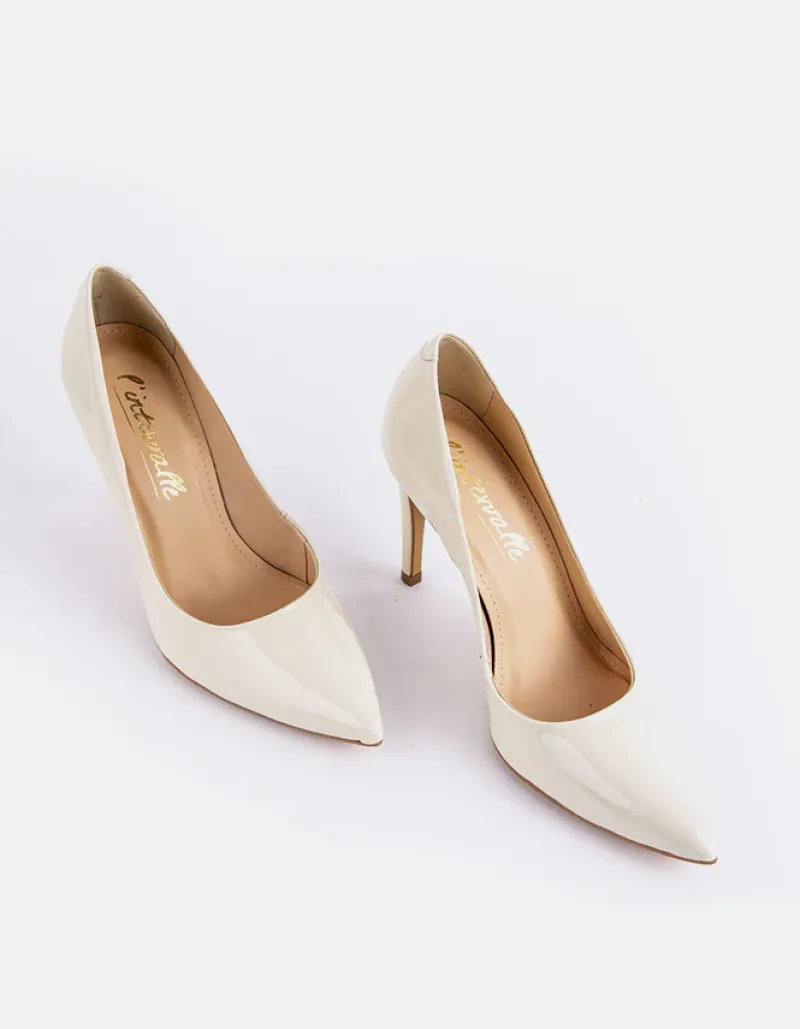 Pumps-L'INTERVALLE Love Off White Patent