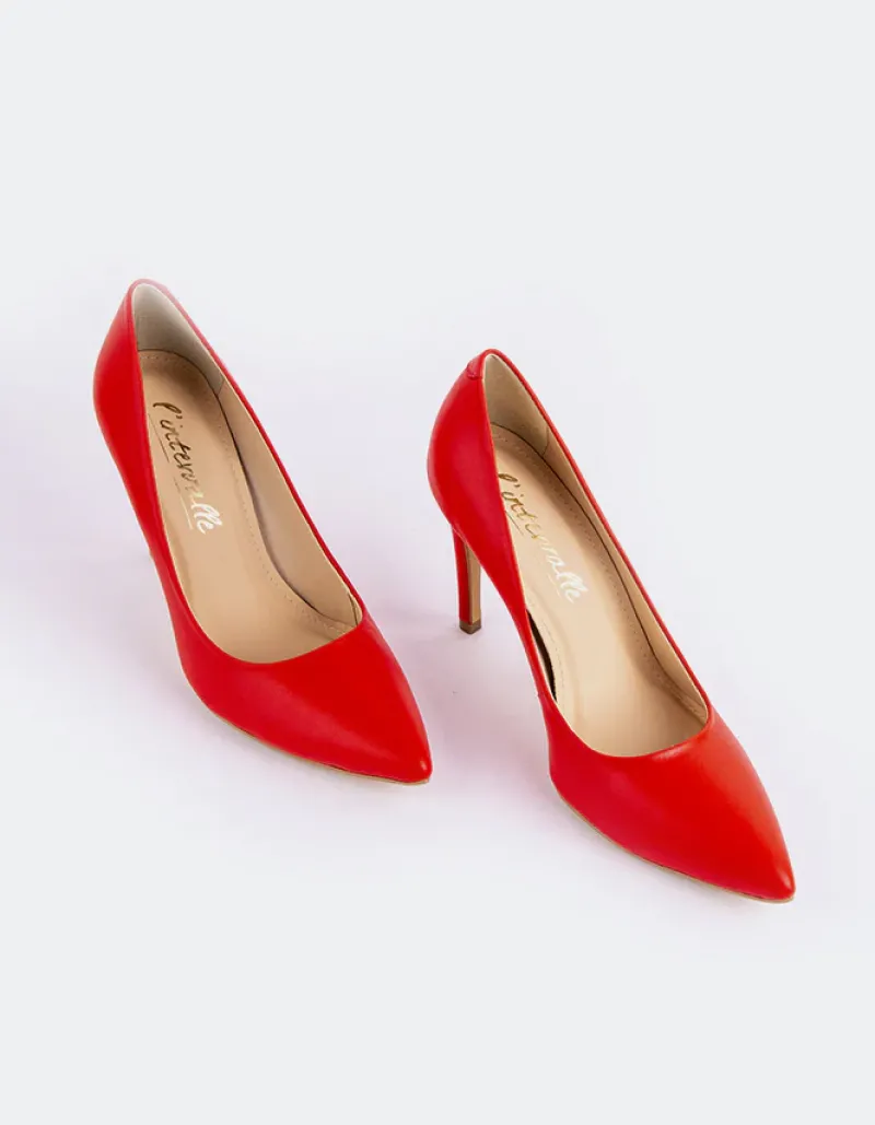 Pumps-L'INTERVALLE Love Red Leather