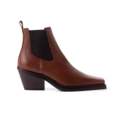 Chelsea|Ankle Boots-L'INTERVALLE Lyndale Tan Leather