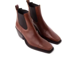 Chelsea|Ankle Boots-L'INTERVALLE Lyndale Tan Leather