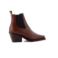 Chelsea|Ankle Boots-L'INTERVALLE Lyndale Tan Leather