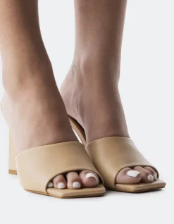High Heels|Mules-L'INTERVALLE Malbec Camel Leather