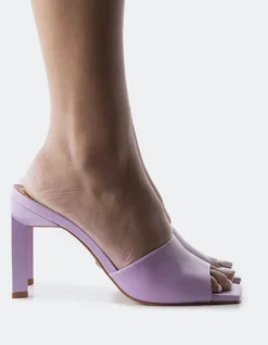 High Heels|Mules-L'INTERVALLE Malbec Lilac Leather