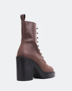 Platform|Lace-up-L'INTERVALLE Maldon Brown Leather