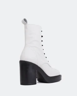 Platform|Lace-up-L'INTERVALLE Maldon Off White Naplack