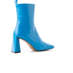 Ankle Boots-L'INTERVALLE Mannedorf Blue Leather